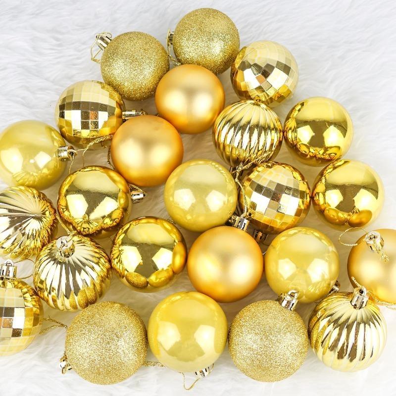 30 Buc. Decorațiuni Globuri de Crăciun Ornamente de Brad de Crăciun Pandantive Agățate Xmas Decor de Casă Navidad Anul Nou 2025 Cadouri Accesoriu