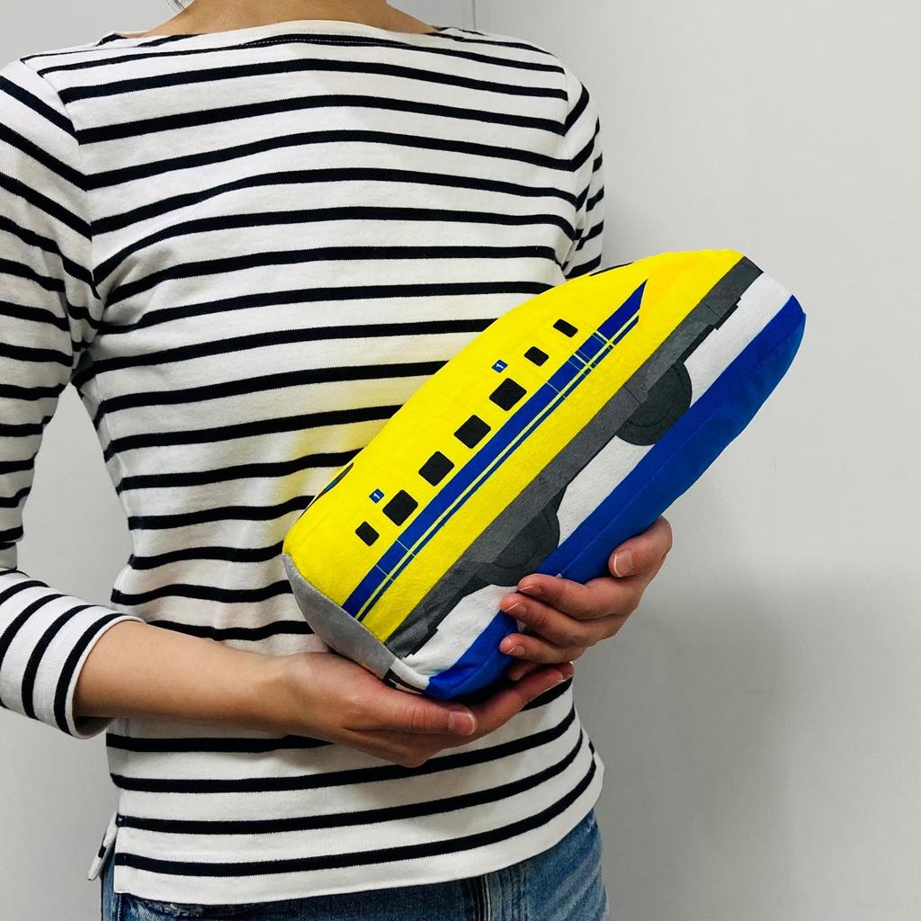 MORIPiLO Plarail Body Pillow Cushion 31x13x13cm Character Goods Sleeping Pillow Plush Toy Doctor Yellow Morishita 4621537