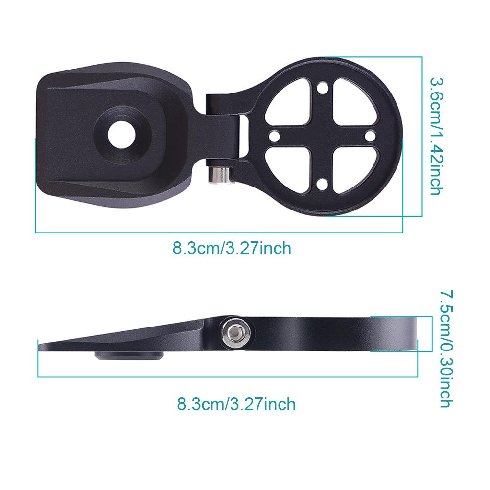 1/2Pcs Bicycle Computer Mount Aluminum Alloy Bike Computer Stem Holder Speedometer Support Stand for Garmin/Bryton/Wahoo Mount