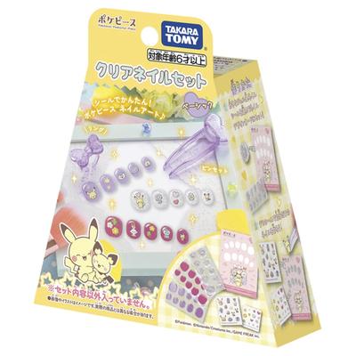 Pocket Monsters PokePeace Clear Nail Set Basic