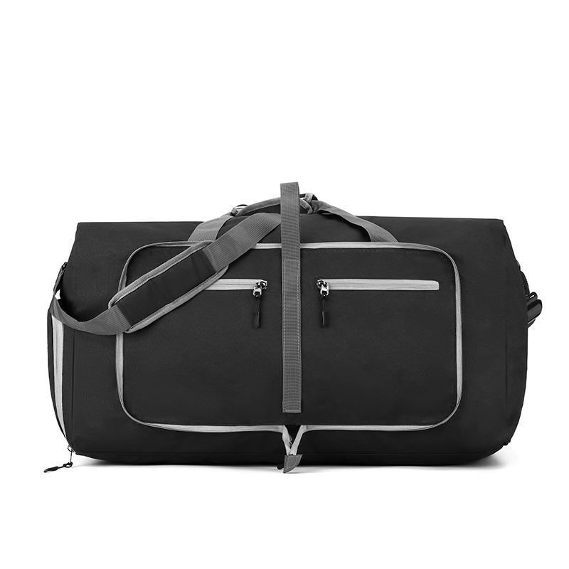 Foldable Travel Handbag, Large Capacity Fitness Sports Bag, Independent Shoe Compartment Multifunctional Storage Bag