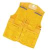 Volunteer Vest for Event Work Clothes with Multi Pockets Yellow Public Welfare Activities Supplies Type 1 M