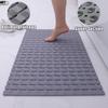 PVC Anti-slip Floor Mat Draining Hole Bathroom Foot Pedal Flodsable Shower Foot Scrubber  Hotel