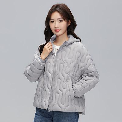 Heni 90 Duck Down Jacket Women's Autumn 2024 Short New Hooded Fashion Versatile Korean Version Casual
