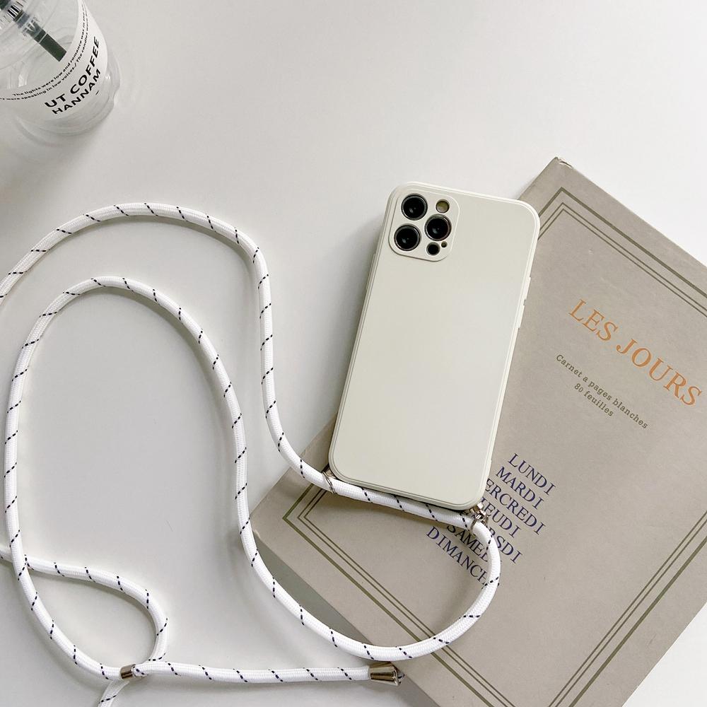 Crossbody Lanyard Phone Case For OPPO Realme C55 C67 C75 C53 C65 C35 C33 C21Y 12 Pro Plus 13 11 10 9i 8 Necklace Strap Cover