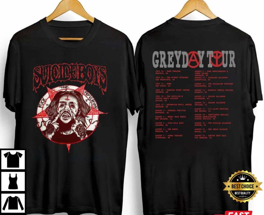 Suicideboys Grey Day Tour TShirt Unisex T-Shirt