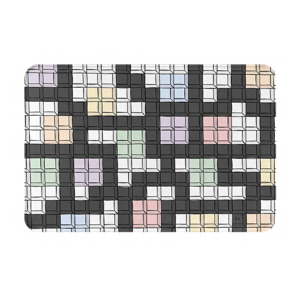 3D Network Anti-slip Doormat Floor Mat Durable Carpet Rug for Kitchen Entrance Home Balcony Footpad Mats