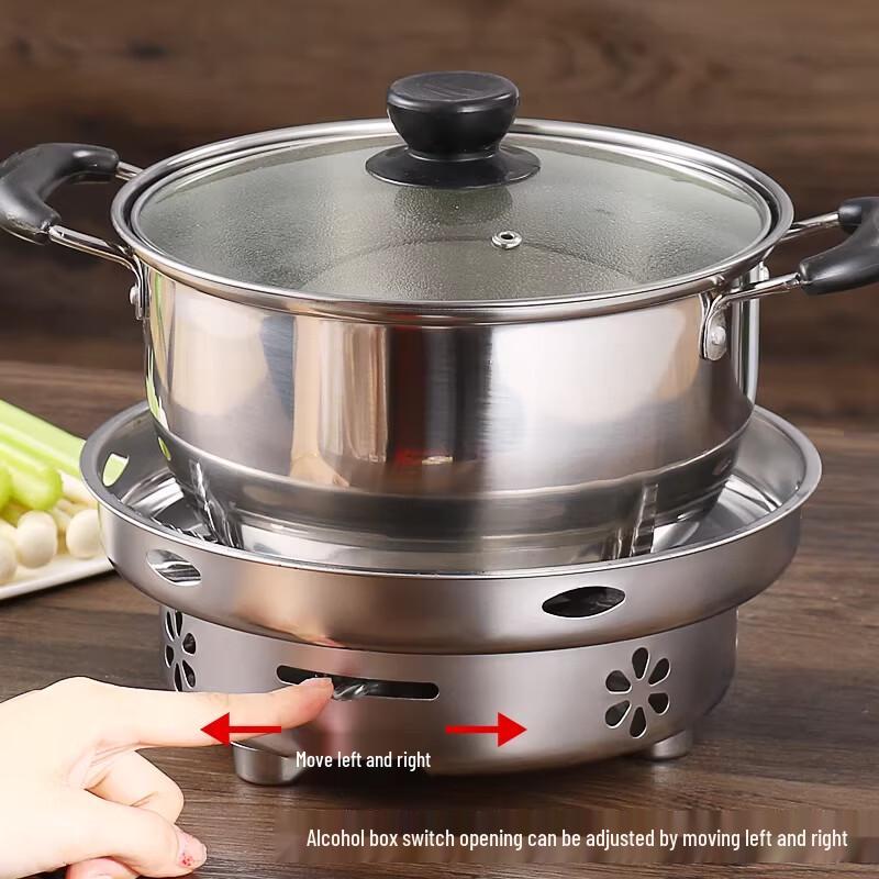 Naijiang Stainless Steel Alcohol Stove Hot Pot