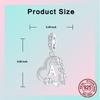copper Vintage Classic Heart Shape Letter A Pendant Charm Compatible With Authentic Charm Bracelets Women Do It Yourself Jewellery Gift