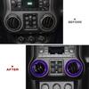 AC Air Condition Vent Outlet Trim Cover Decor For Jeep Wrangler JK 11-17 Purple