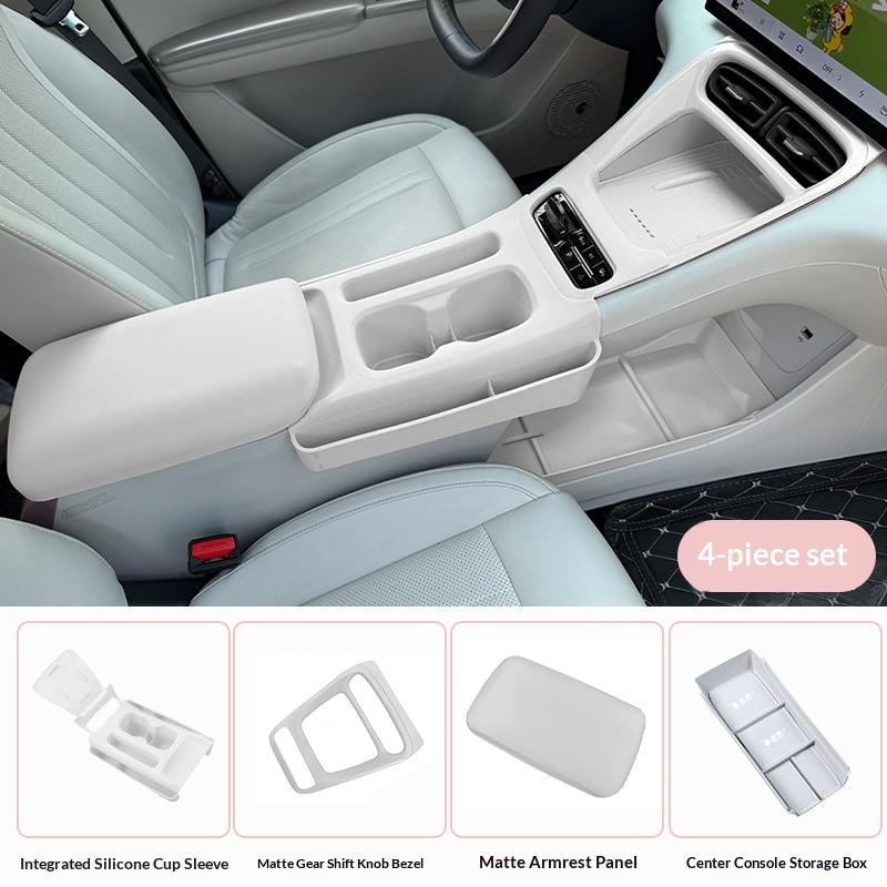 For 24 Geely EX2 Car Integrated All Inclusive Wireless Water Filling Cup Silicone Pad Anti Scratch and Anti Fouling Accessories
