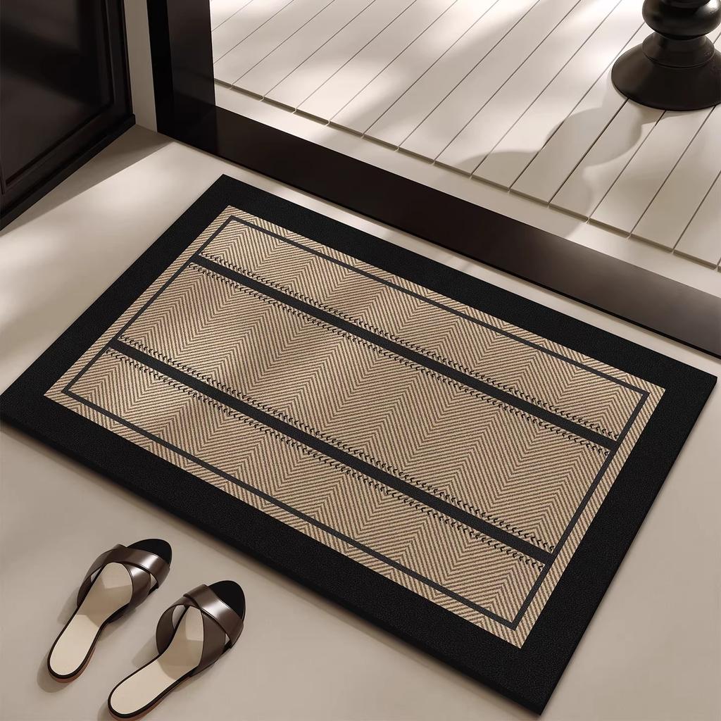 Bathroom Carpet Home Decoration Bath Absorbent Geometric Pattern Floor Mat Toilet Rug Doormat Non-slip Foot Mats Alfombra De