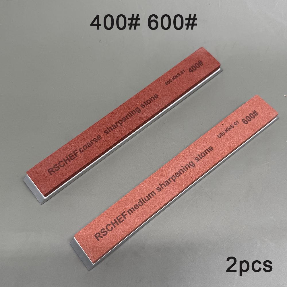 

New 2/3/4pcs Aluminum Base Sharpening Stone 240/400/600/1000# Portable Household Sharpening Accessories Grinding System Hot