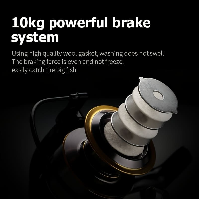 All-metal Spinning Reel Suitable for Long-distance Casting with Sea Fishing Rods Optimized Transmission Gears  Suitable for A Variety of Waters