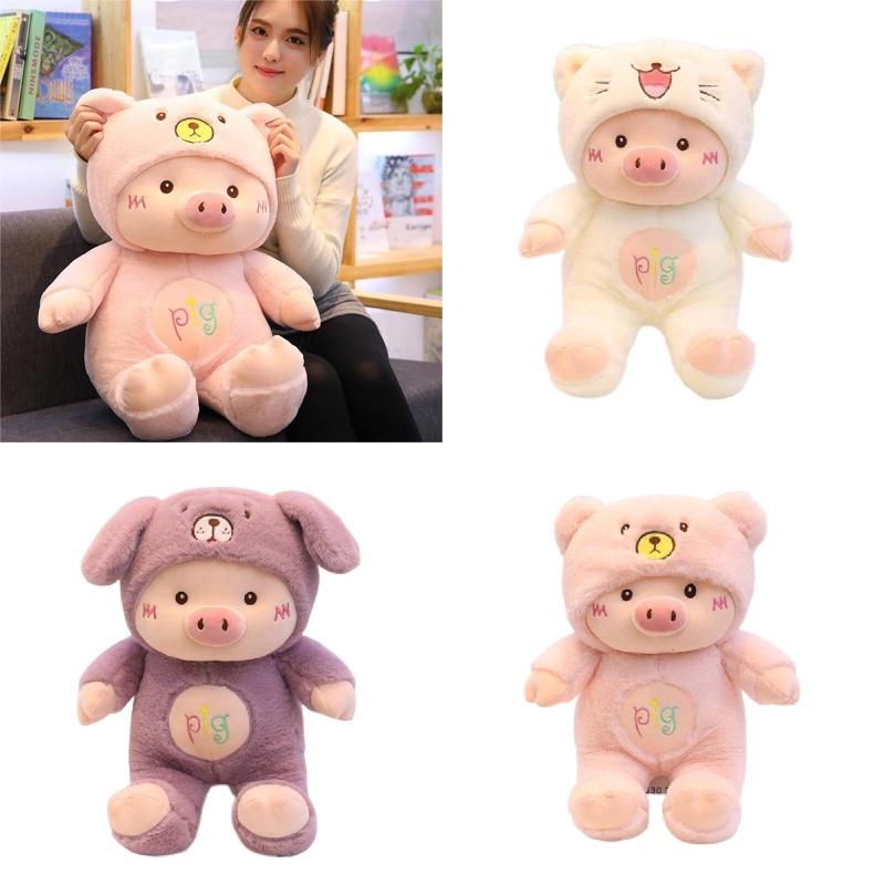 Soft And Cuddly Pig Plush Toy For Kids In Three Colors And Sizes