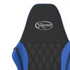 Gaming Chair Black and Blue Artificial Leather