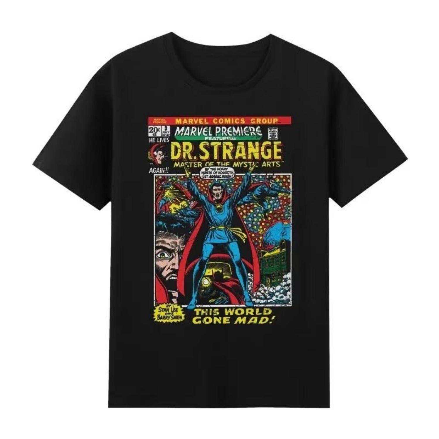 New Spring and Summer Short Sleeve TShirt Movie American Drama Doctor Strange Printed Clothes Autumn and Winter Innerwear S