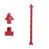 Creative Hat Storage Clips Holder Space Saving Vertical Hanging Baseball Cap Hanger with 7 Clips Stable Hat Display Rack