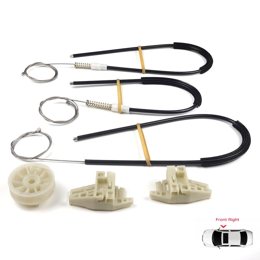 BWR284 Power Window Regulator Repair Kit Front Right Door for Renault Megane MK2 BM0/1 CM0/1 LM0/1 2002-2008 4/5 Door 8200325135