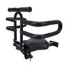Front Mounted Toddler Bike Seat Guardrail Security Prevents Slipping Spokes Bike Seat Durable Metal Double Frame for