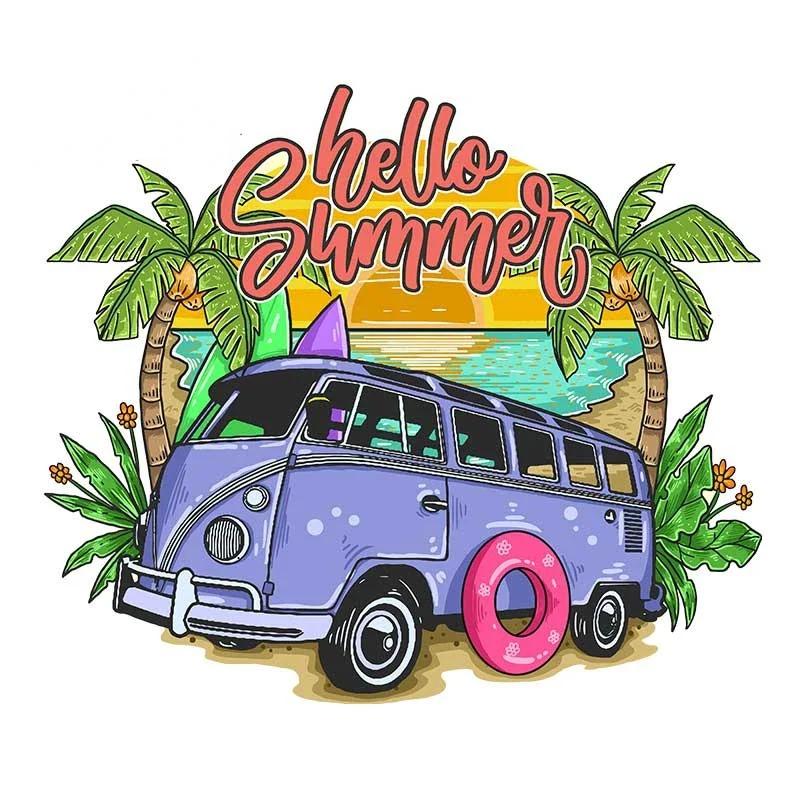 LYKX Fashion Camper Travel Car Stickers Vinyl Decals Car Motorcycle Bumper Body Rear Window Decorative Decals