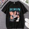 Xg Jurin Chisa 90er Retro XG GRL Unisex Kpop Ästhetik Kleidung 100% Baumwolle T-Shirt T-Shirts für Unisex Y2k Kleidung Streetwear Oberteile