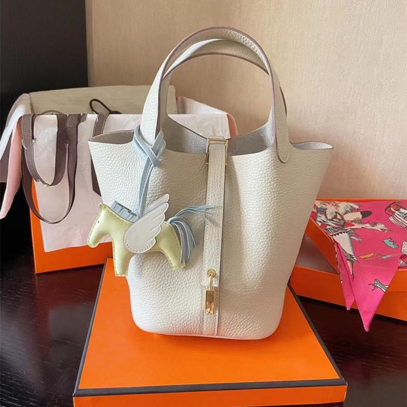 

Сумка-ведро из натуральной кожи цвета личи, женская сумка из натуральной кожи цвета личи, 2024 г.