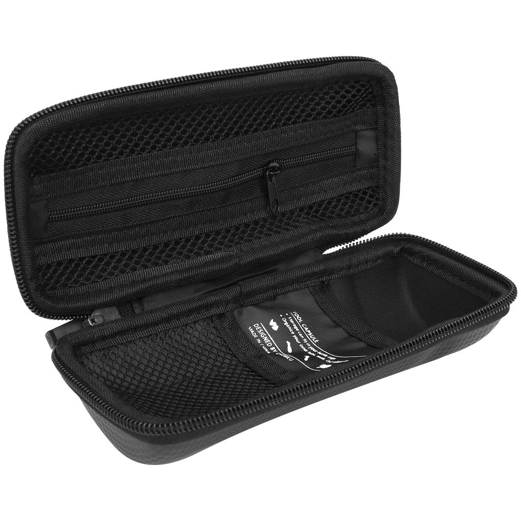 Bottle Shaped Bicycle Bike Bag Box Portable Cycling Repair Tool Kit Storage Holder CaseS Carbon Black