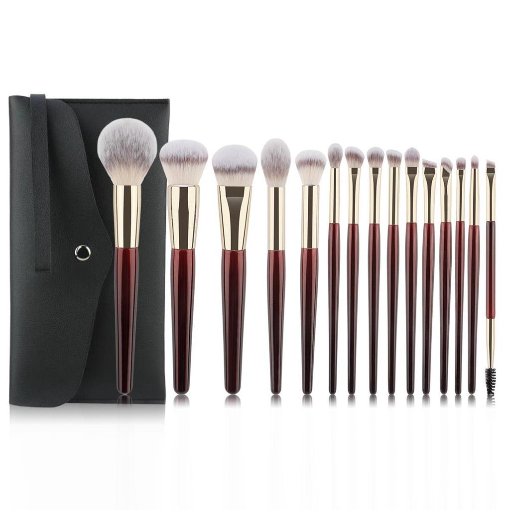 Hot-Selling 15-Piece Professional Synthetic Makeup Brush Set - Multi-functional Beauty Tools