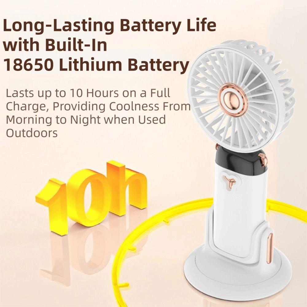 Adjustable Bracket Mini Adjustable Fan 2400mAh Stroller Fan Air Conditioner Fan  Home Desk