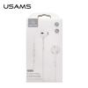 Usams Słuchawki Stereo Ep-22 Biały/White Hsep2201 Jack 3,5Mm