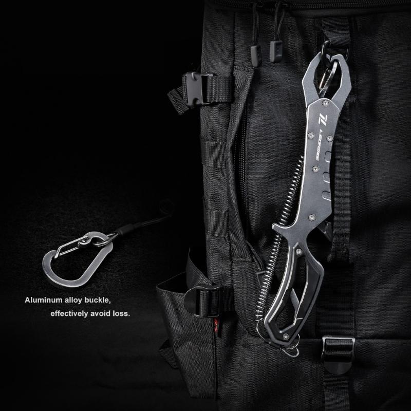 Lightweight Fish Lip Grabber Aluminum Alloy Fish Control Floating Fish Lip Grabber Fishing Tool Tackle for Fisherman