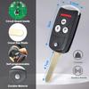 Car Key Fob Keyless Entry Remote Replacement for Acura MDX/RDX 2007 2008 2009 2010 2011 2012 2013 FCC ID:N5F0602A1A P/N:35111-STX-316 4 Buttons