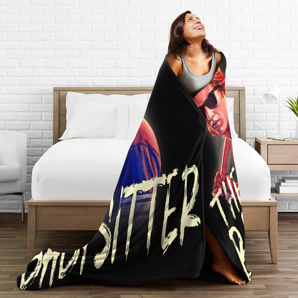 Steve The Babysitter Portrait Blanket Quality Warm Soft Throw Blanket Winter Picnic Couch Chair Fluffy Bedspread