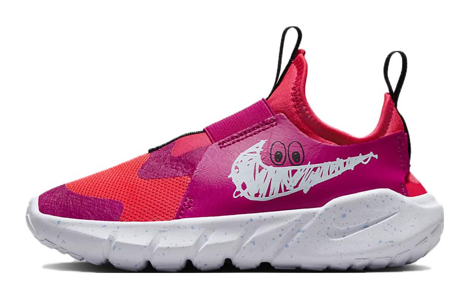 

Nike Flex Runner 2 Cushioning, Wear Resistant Low top Kids Running Shoes Raspberry Red Kids FD5376-600 28