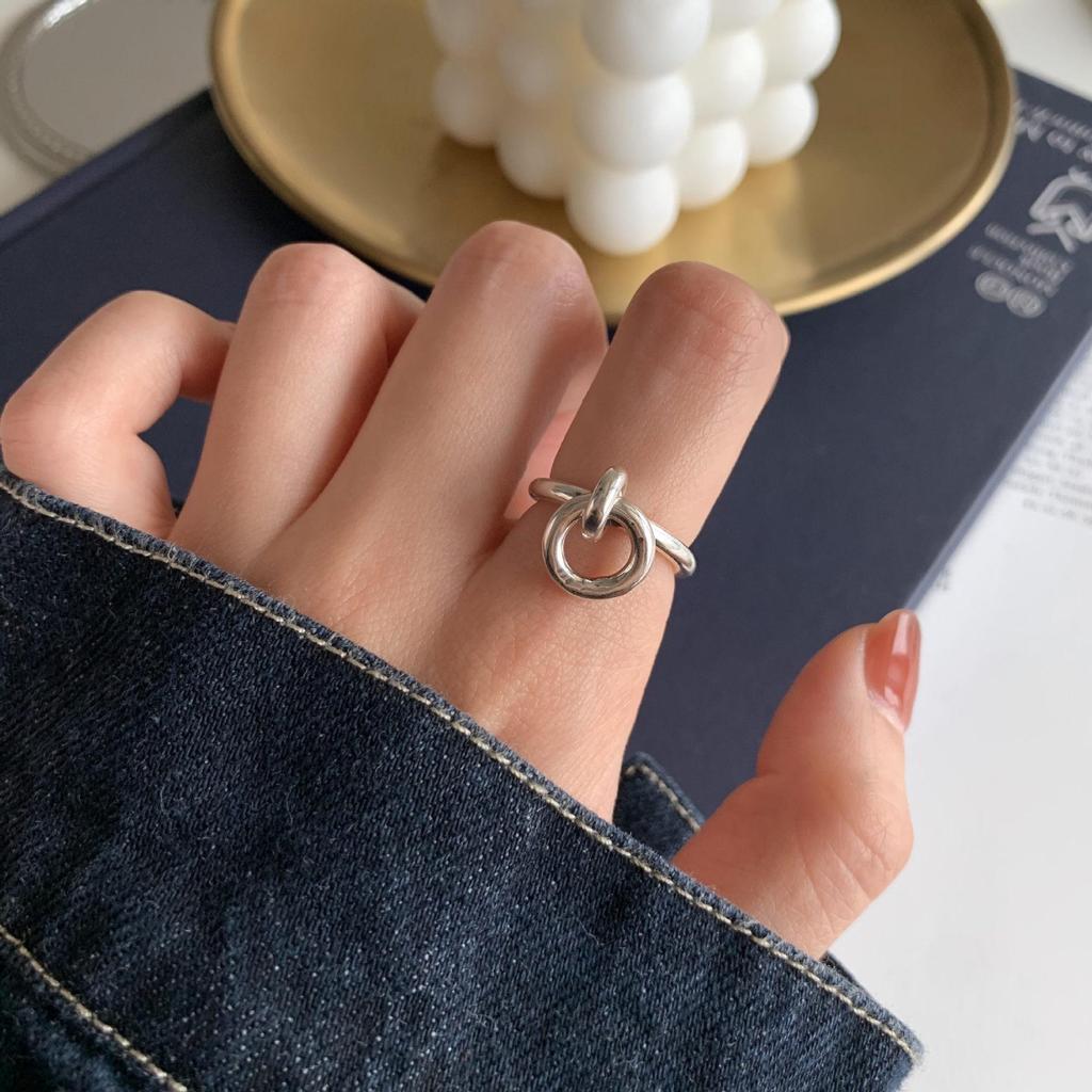 Ruili Korean Retro Open Cold Style Women's Fashion Ring