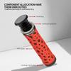 Double Lock On MTB Mountain Bike Handlebar Grips, Aluminum Alloy Rubber Comfortable Anti-Slip Shockproof Universal Cycling Parts