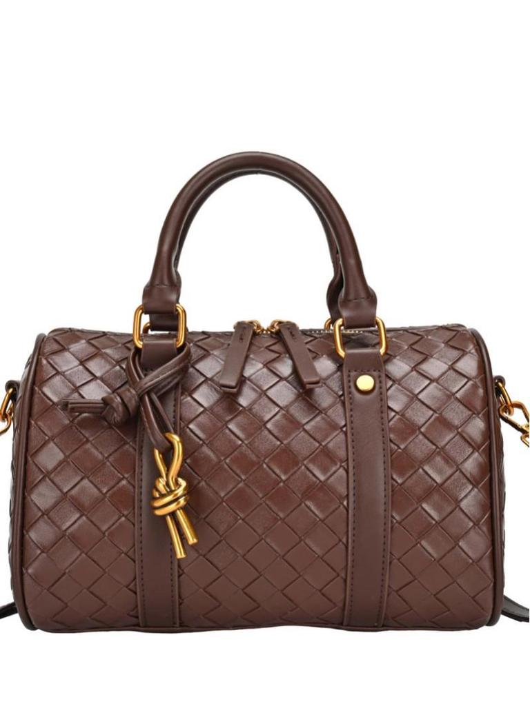 2025 Autumn/Winter Vintage Woven Women's Pillow Shoulder Bag