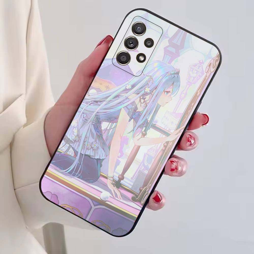 Game Project S-SEKAI Y-Yoisaki Kanade Phone Case For Samsung S25,S24,S21,S22,S23,S30,Ultra,S20,Plus,Fe,Lite,Note,10,Black Cover