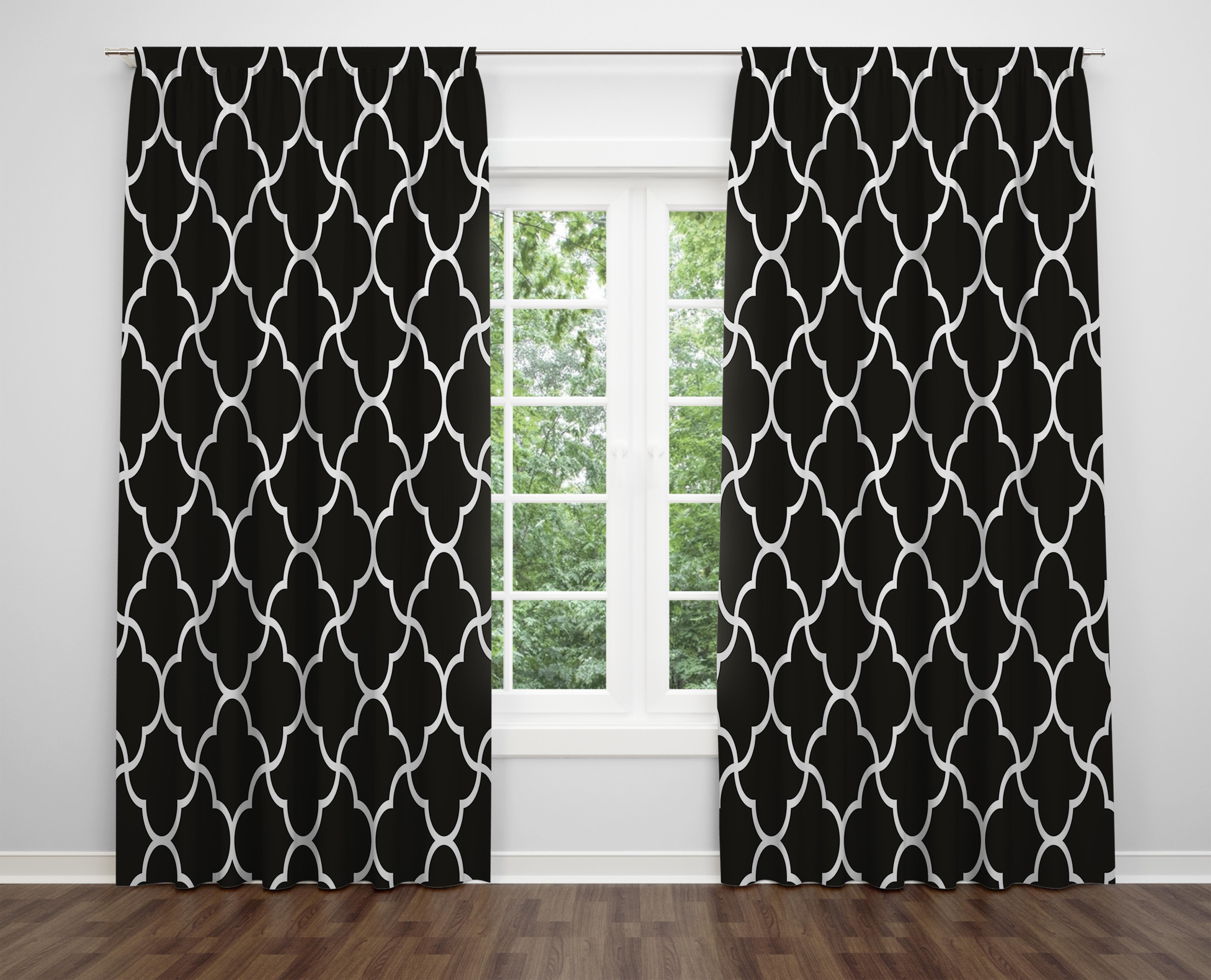 

Декоративний дизайн, високоякісна бавовняна тканина, ви можете вибрати одну або подвійну фіранку з крила 1 piece різнокольоровий