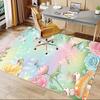 1PC Fairies Flowers Non-Slip Floor Carpet, Office, Family, Bedroom, Studio - Large Area Rug, Vibrant Colors, Longlasting Material-X408