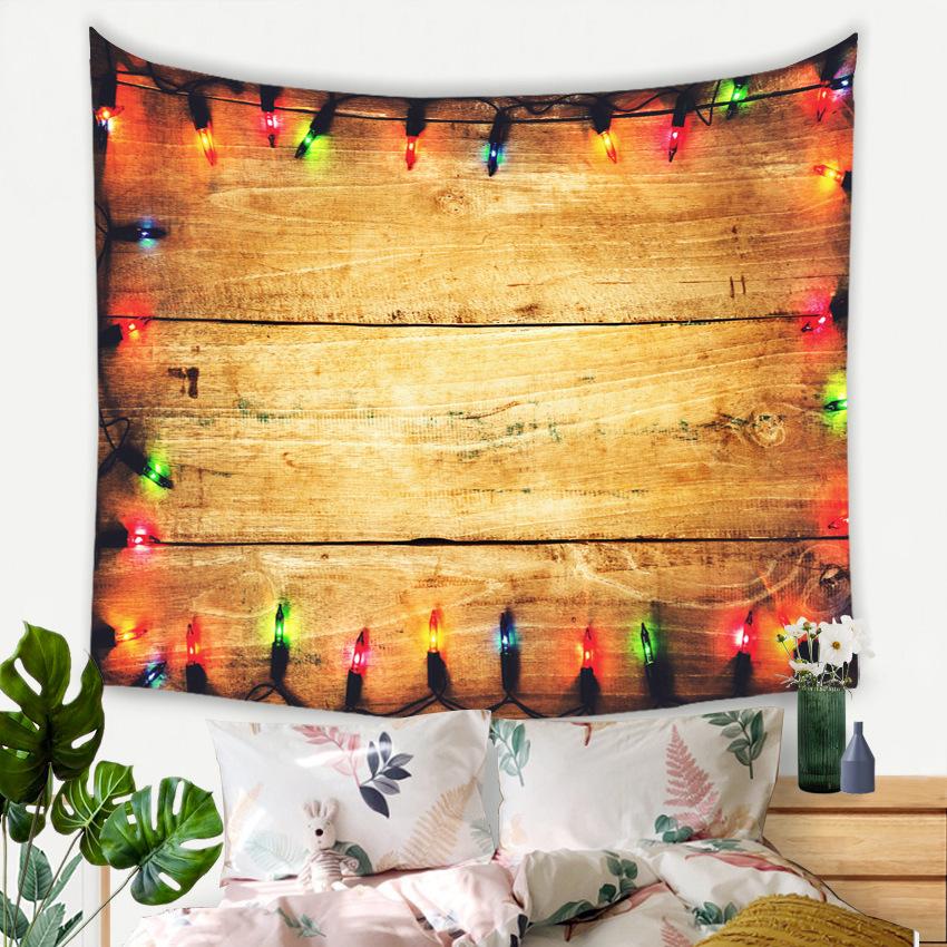 Christmas Snowman Magic Tapestry New Year Bedroom Wall Hanging Home Decor Bohemian Decorative Hippie Printed Sheet Background