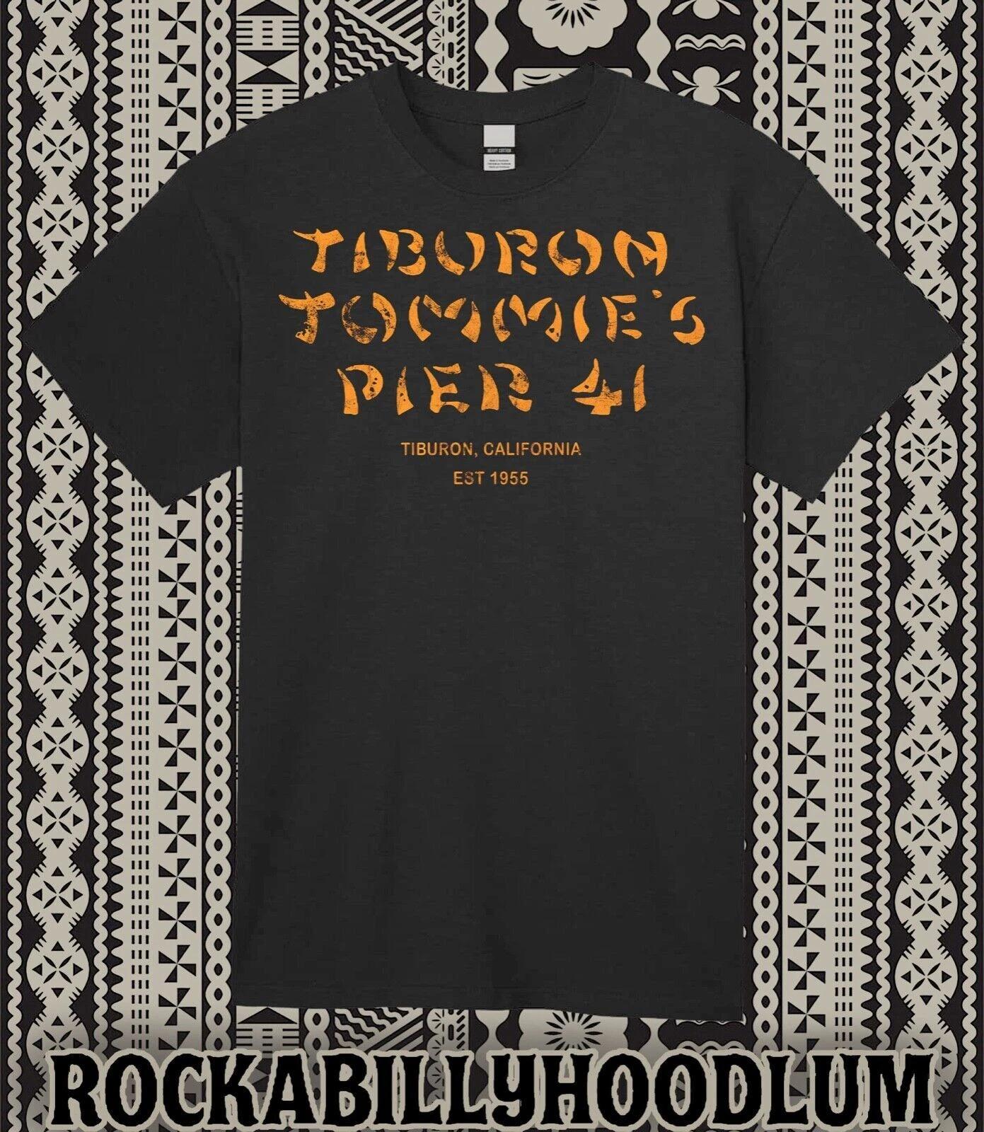 Ретро Тики Арт Футболка Polynesian Bar Кружка Ресторан Tiburon Tommy Пирс 41 4XL