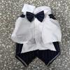 Lightweight Dog Wedding Suit Short Sleeve Spring Suit Shirt Pet Tuxedo Outfit  for Teddy Dogs