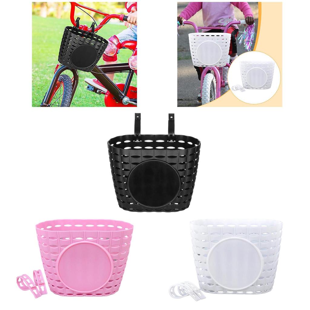 Kids Bike Basket Storage Replace Container Portable Handlebar Basket Bike Front