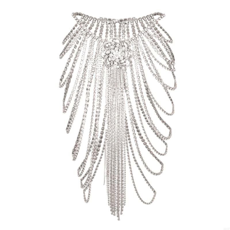 Women Blingbling Waist Belt Stylish Multilayer Crystal Waist Chain Belt Elaborate Chain Belly Chain For Belly Dance Accessories