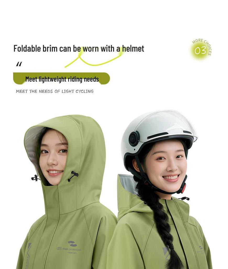 Unisex Full Body Anti-Rain Motorcycle Cape - Thick, Extended Raincoat for Adults