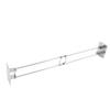 RV Shower Corner Storage Bar 195 to 345mm Adjustable Stainless Steel Rod for Corner Shelves In Camping Vehicle Trailer
