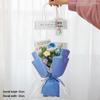 Mazzo di Rose in Lavorazione a Maglia di Lana Fatto a Mano: Regalo Fiore all'Uncinetto Conservato