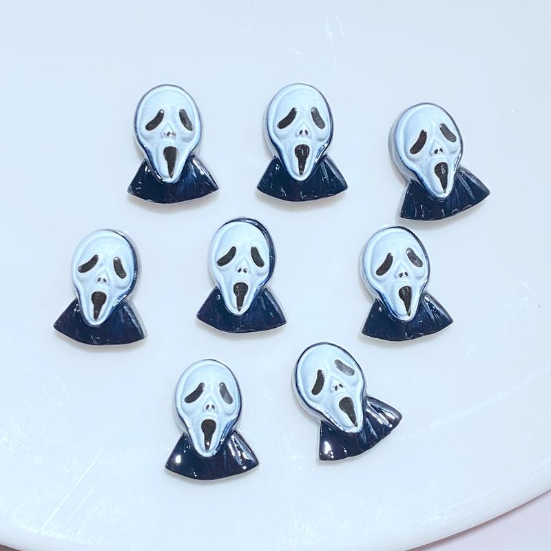 20Pcs New Mini Cute Cartoon Halloween Series Flat Back Resin Cabochons Scrapbooking DIY Jewelry Craft Decoration Accessorie